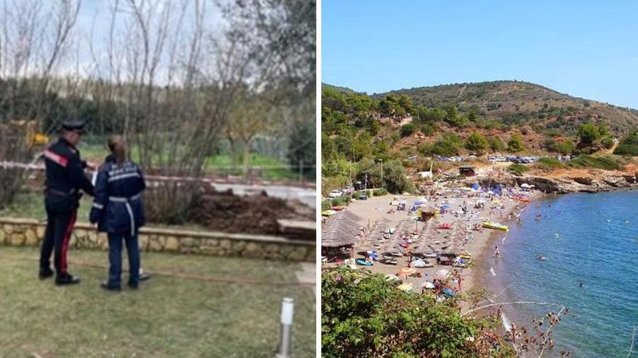 Il sequestro all'interno della villa e la spiaggia di Reale