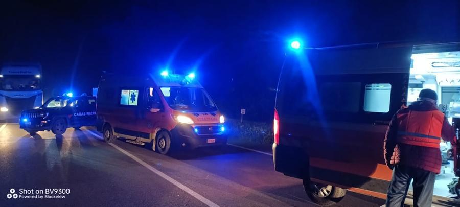 Vaccolino, incidente sulla Romea: due feriti