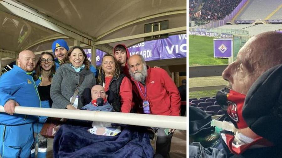 Lori insieme al Team Deri allo stadio Franchi di Firenze