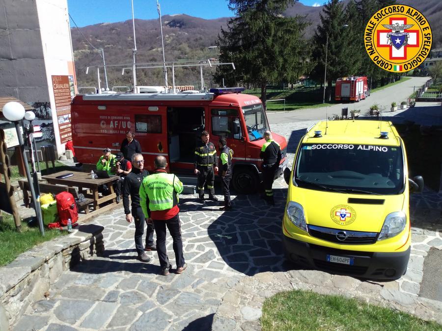 
	Il campo base allestito a Succiso per le ricerche dell'escursionista di 71 anni

