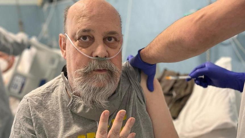 Leonardo Sartogo prima del trapianto