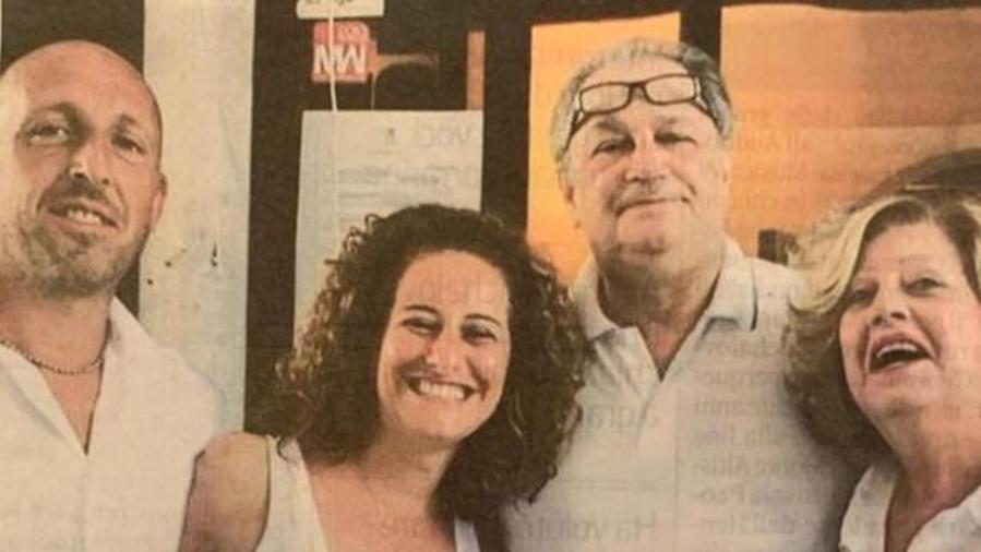 Da sinistra Michele Cinacchi, Roberta Tissi, Roberto Tissi e Tiziana Fidenti