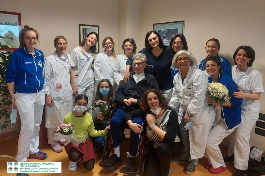 Ferrara, le nozze di Enrico e Sabrina in Riabilitazione