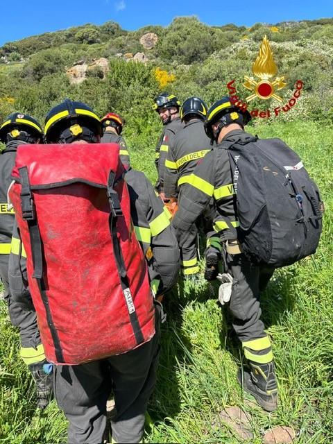 Bosa, un’escursionista soccorsa dai vigili del fuoco