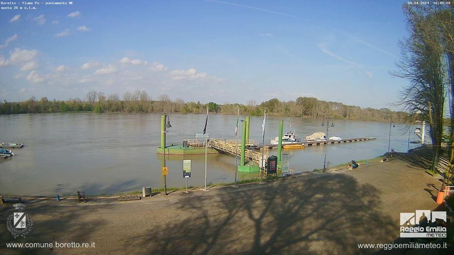 
	La situazione al Lido di Boretto (web cam di Reggio Emilia Meteo)


