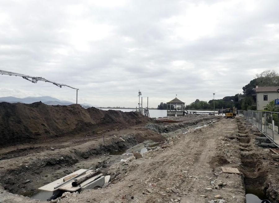 
	Cos&igrave; si presenta&nbsp;il Belvedere Puccini a Torre del Lago (foto Roberto Paglianti)

