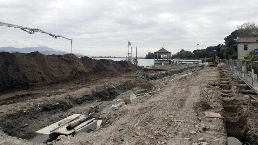 Così si presenta il Belvedere Puccini a Torre del Lago (foto Roberto Paglianti)