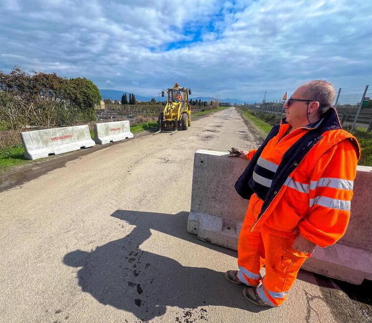 Pistoia, via del Casello: la riasfaltatura sarà fatta da Società Autostrade