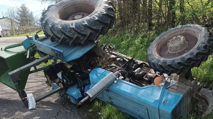 Travolto dal trattore, ferito un 31enne