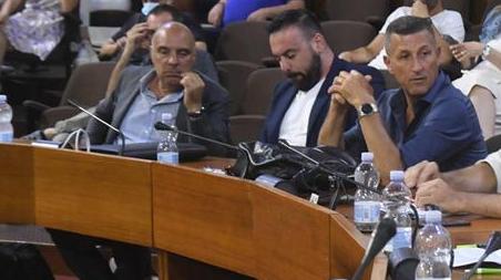 Da sinistra Gianfranco Licheri, Paolo Angioi e Davide Tatti