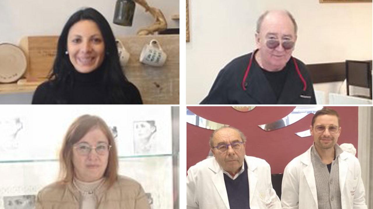 Da sinistra Jessica Battini e Franco Garbati, BarbaraStefanini Giancarlo e Daniele Ghirlanda