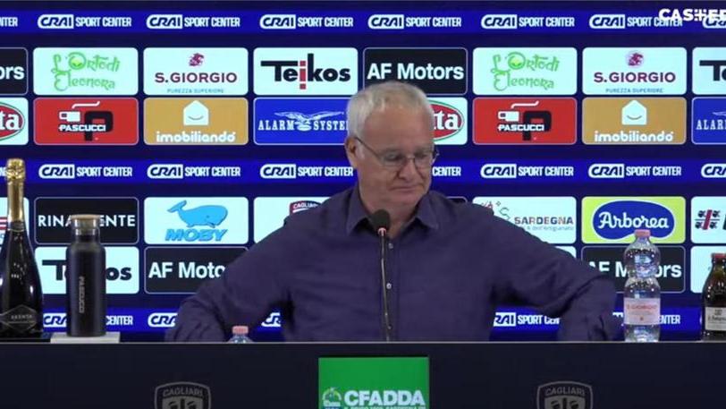 Cagliari, Claudio Ranieri: «Contro l’Atalanta un match complicato»