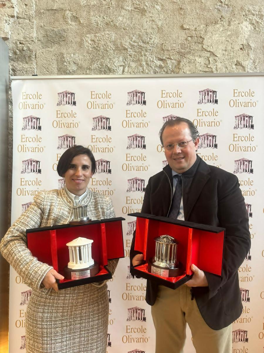 Concorso Ercole Olivario a Perugia: gli olii fruttati della Masoni Becciu di Villacidro al primo e secondo posto