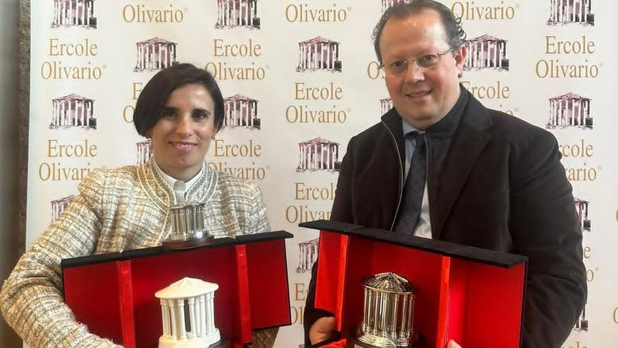 Concorso Ercole Olivario a Perugia: gli olii fruttati della Masoni Becciu di Villacidro al primo e secondo posto