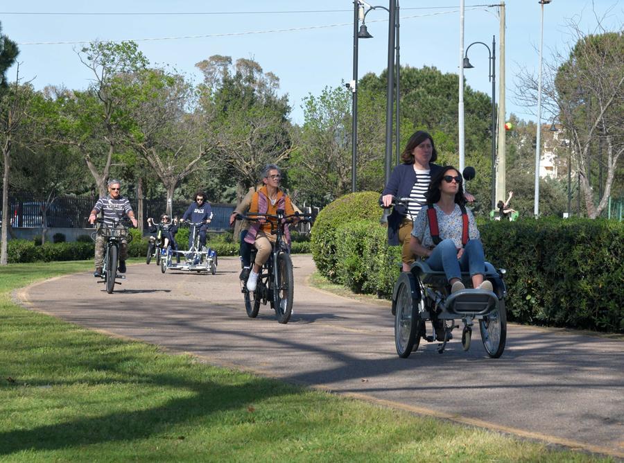Olbia, al Fausto Noce il test drive delle biciclette inclusive