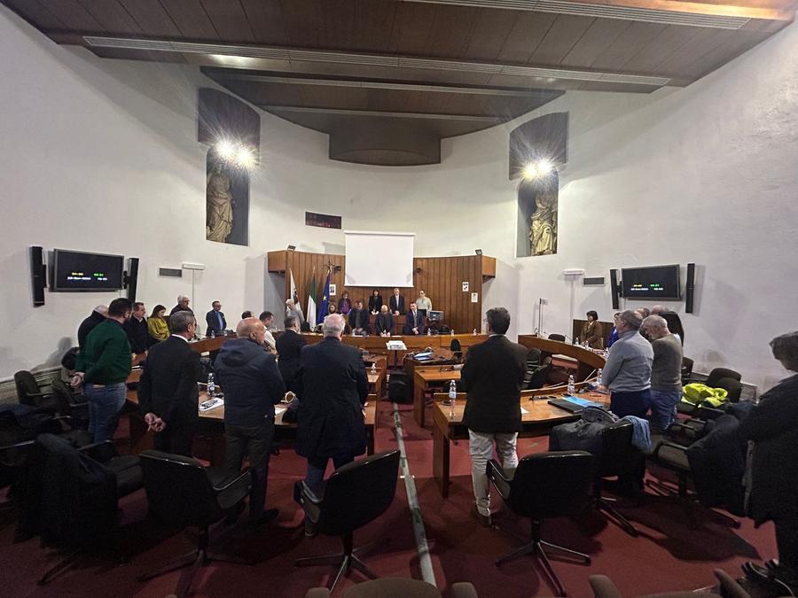 
	Una recente immagine del consiglio comunale di Oristano

