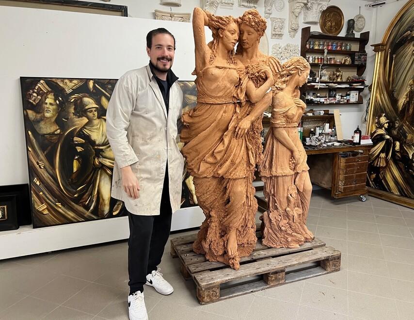 L’arte senza tempo di Jacopo Scassellati conquista Francia e Stati Uniti