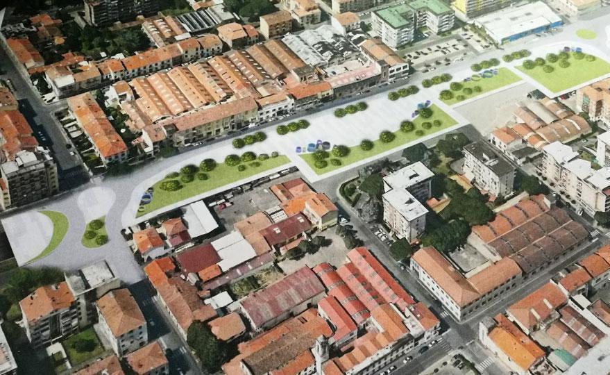 Il rendering del Sottopasso del Soccorso