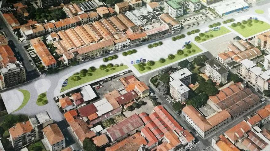 Il rendering del Sottopasso del Soccorso