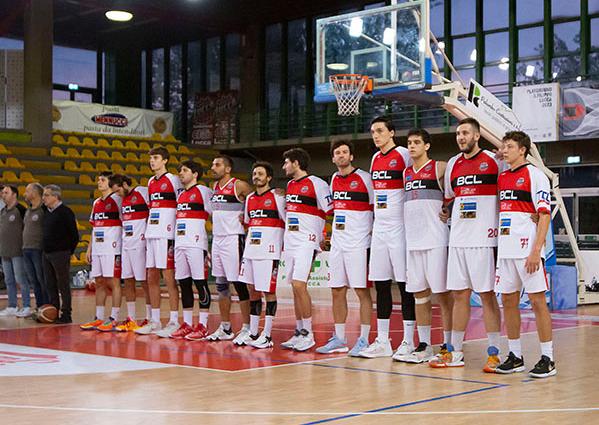I giocatori del Bc Lucca