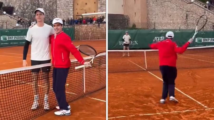 
	Jannik Sinner e Arthur Delaye

