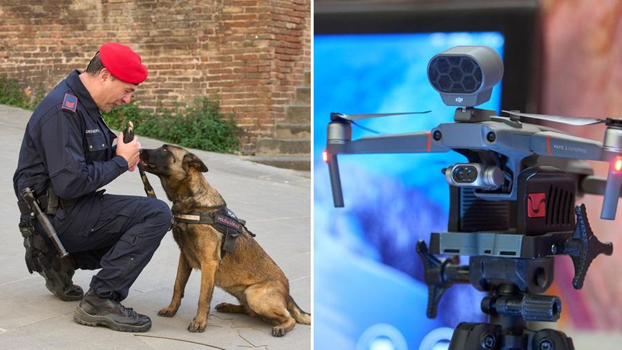 Castelfiorentino, controlli in strada e anche dal cielo: ecco il nucleo droni della municipale