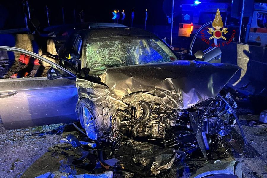
	Una delle macchine distrutte nell'incidente di Albinia

