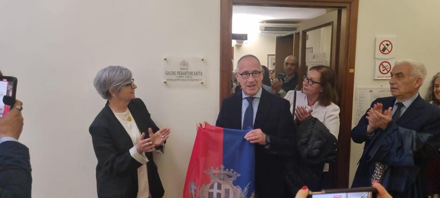 Sassari, intitolata a Gavino Perantoni Satta una sala della biblioteca
