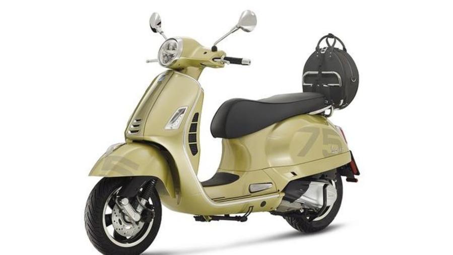 Lo speciale modello Vespa presentato nel 2021 in occasione del 75esimo compleanno