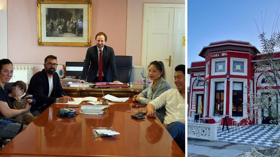 
	La firma del rogito e la Baracchina Rossa (Foto Silvi)

