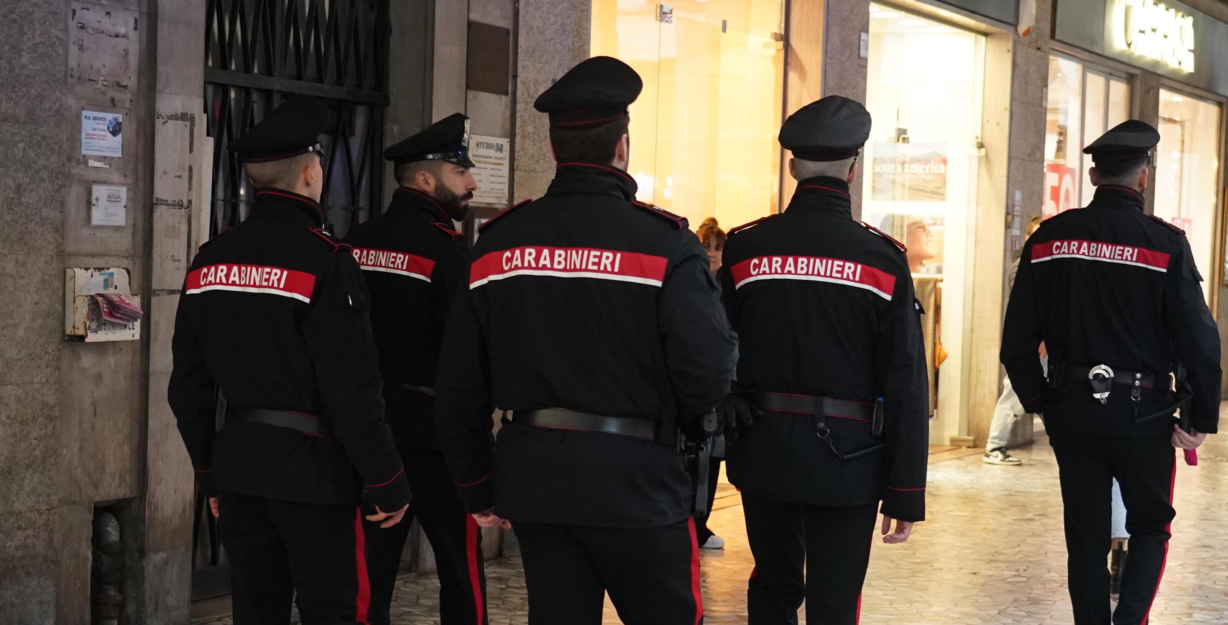 Controlli dei carabinieri (foto d'archivio)