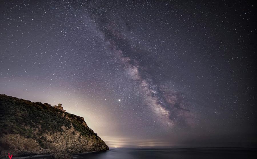 Cala del Leone, Castel Sonnino, la via lattea: buon sabato con Livorno by night di Andrea Vadacca