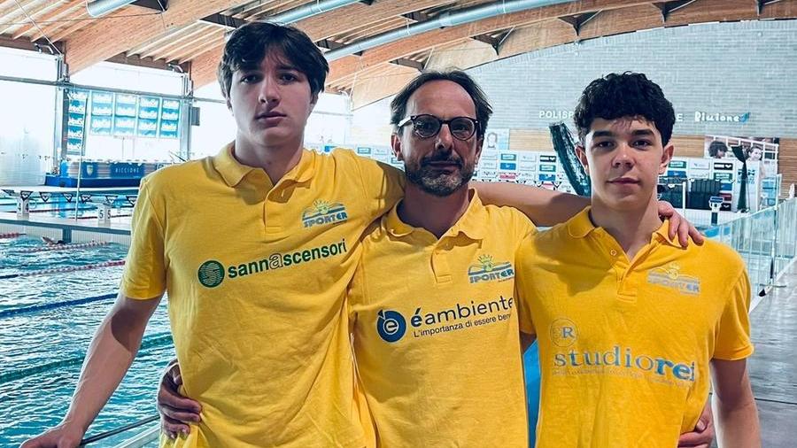 Mattia Rei e Gabriele Cocco firmano due nuovi record ai tricolori giovanili di nuoto di Riccione