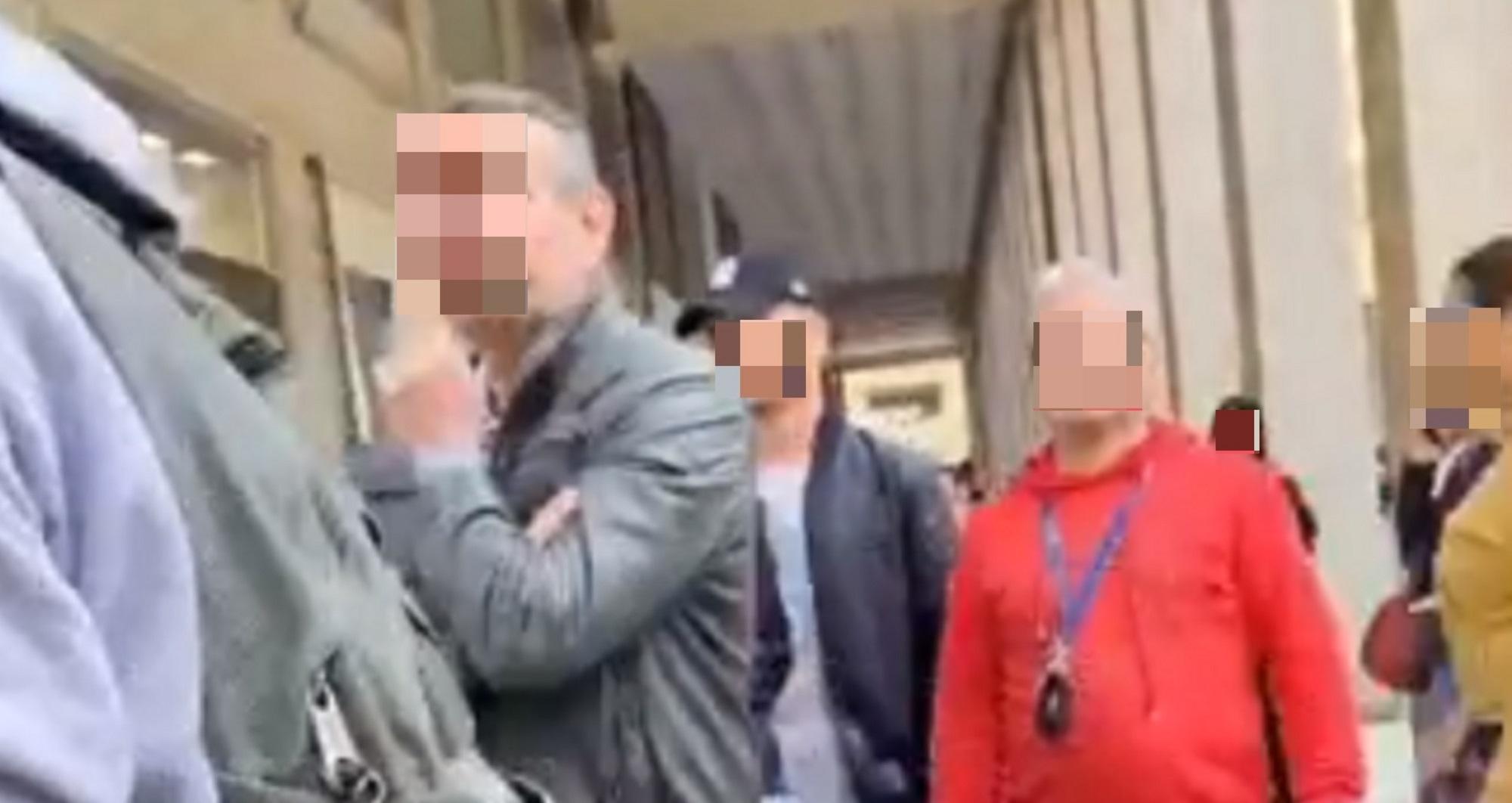 Un fermo immagine di un video girato al gazebo