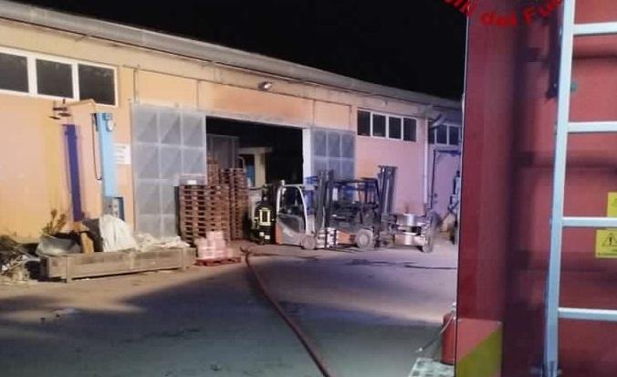 
	L'intervento dei vigili del fuoco

