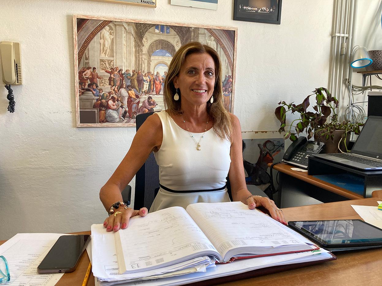 La dirigente scolastica Valentina Barsacchi