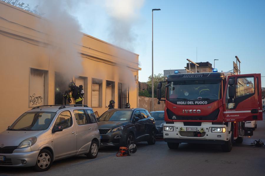 
	L'incendio in via della Bassata&nbsp;

