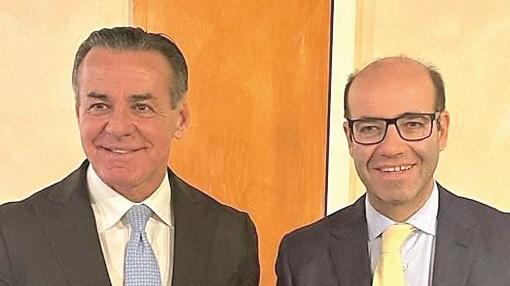 Da sinistra Giovanni Paolo Bernini e Giuseppe Pagliani