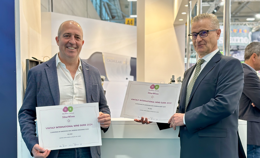 Vinitaly, premiati due vini della cantina Santa Maria La Palma