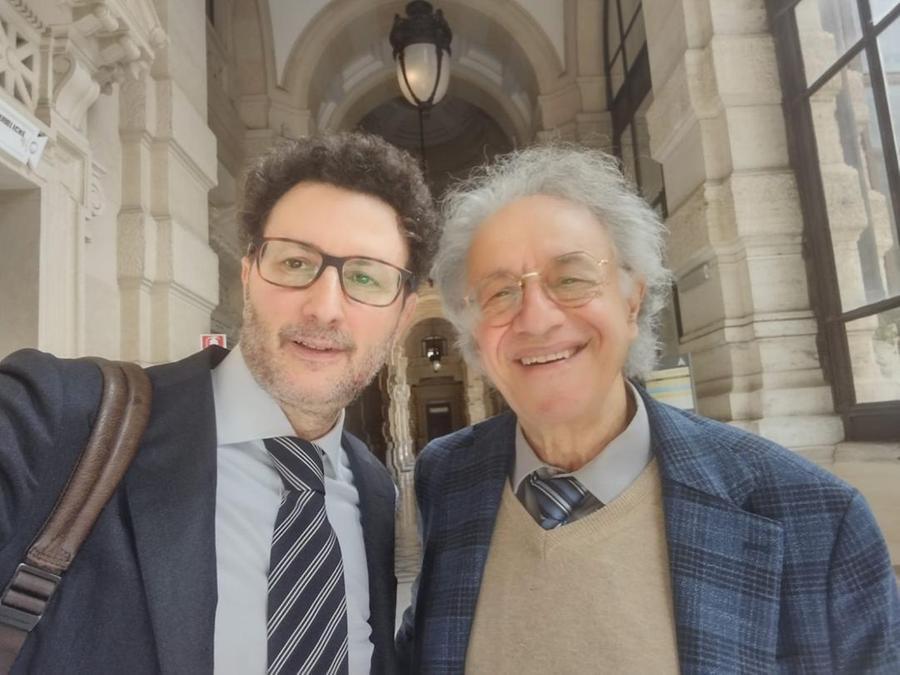 
	Da sinistra l'avvocato Luca Bauccio e Claudio Foti

