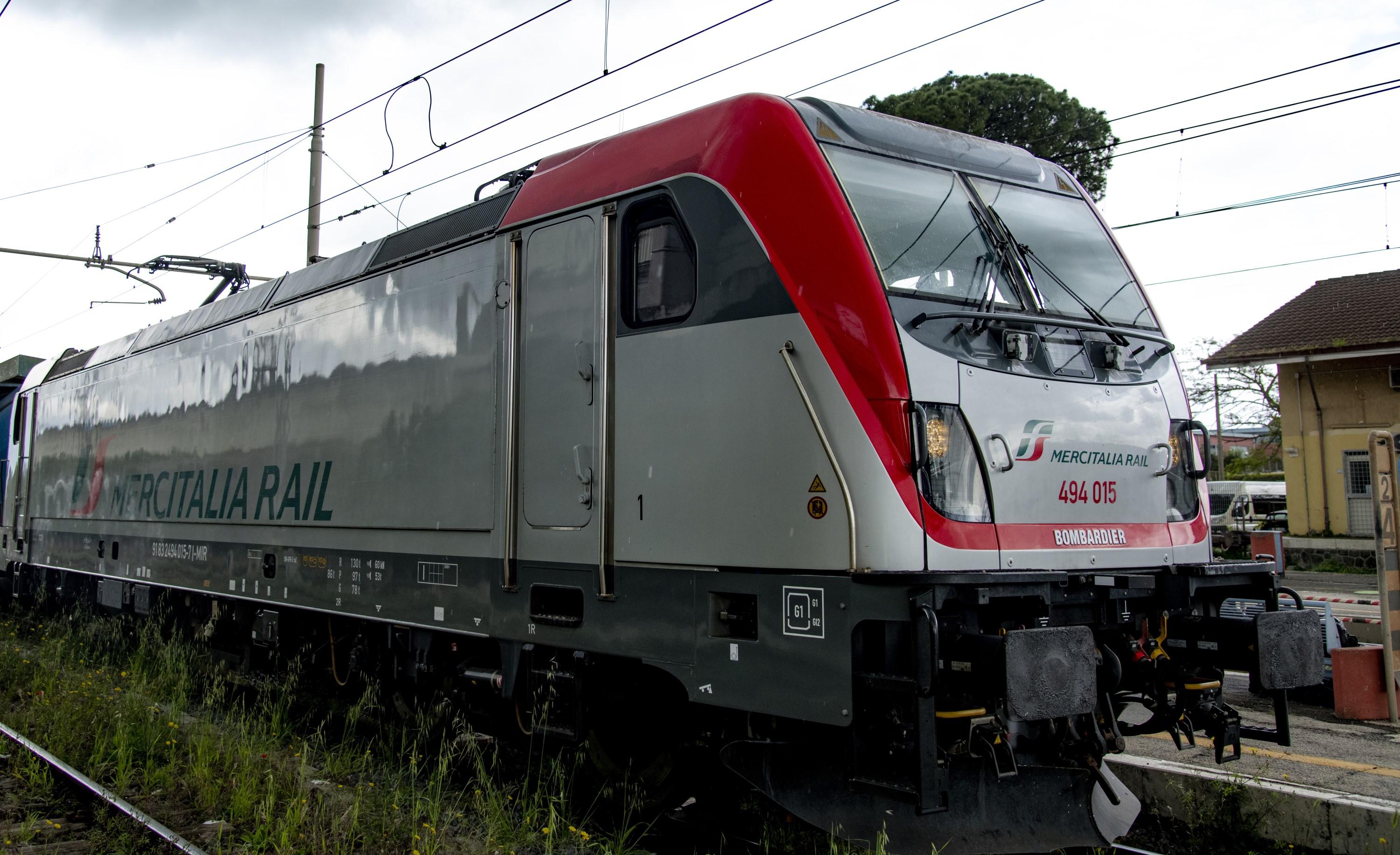 Un locomotore di Mercitalia Rail