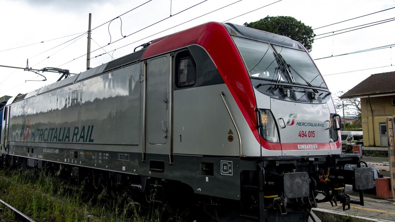 Un locomotore di Mercitalia Rail