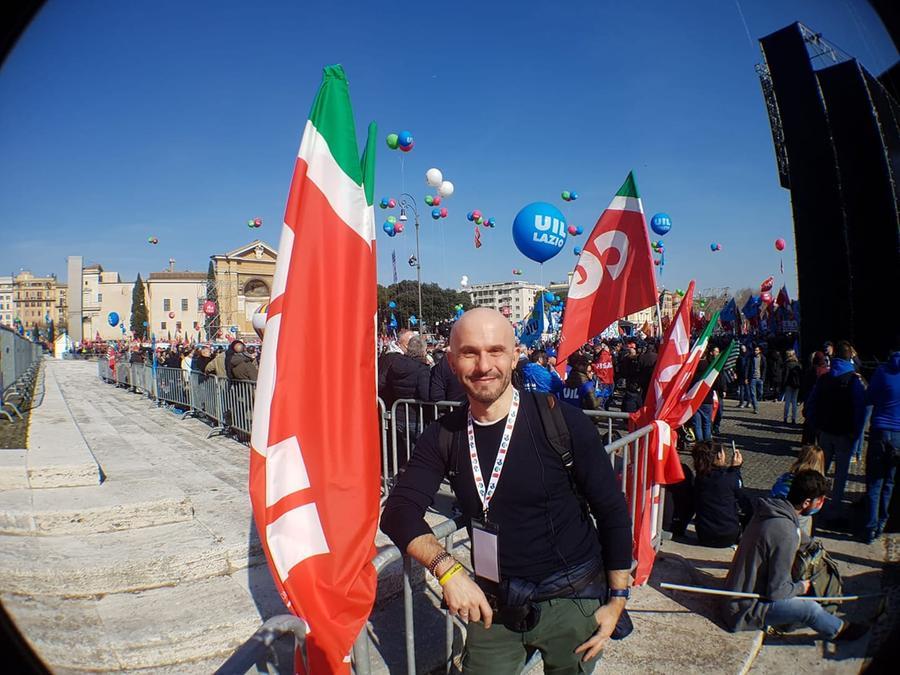
	Il segretario provinciale della Cgil Cristian Sesena

