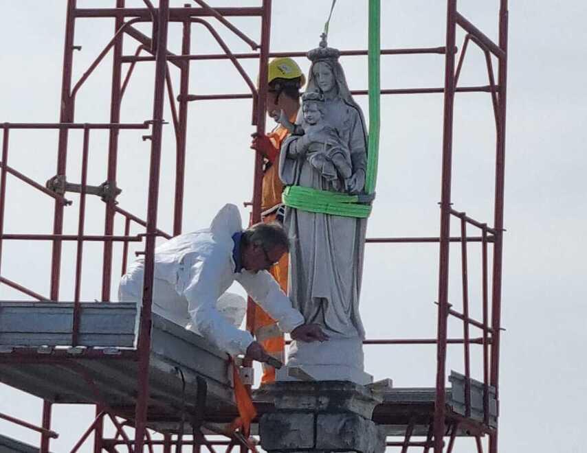 Capannori, la Madonnina scompare per far posto alle rotatorie
