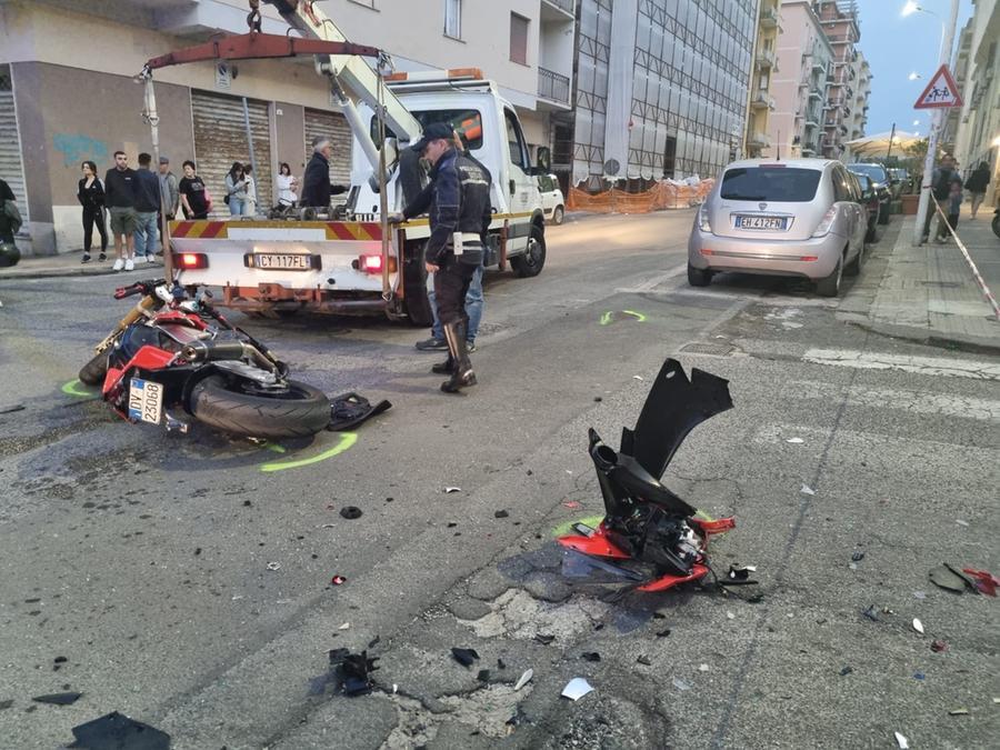 
	L'incidente (foto Mauro Chessa)

