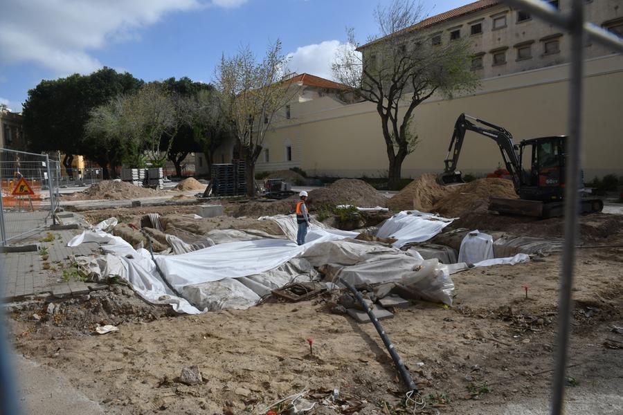 
	Il cantiere ieri mattina (foto fgp)

