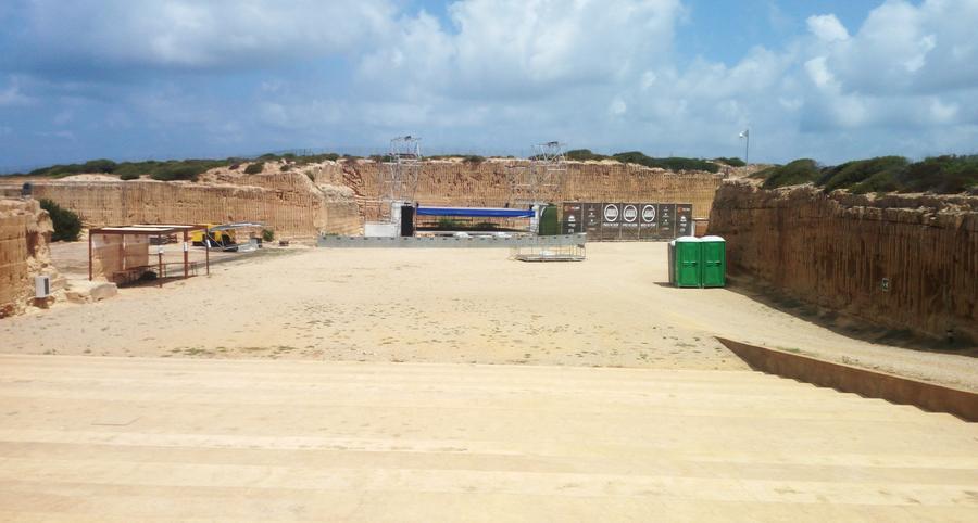 Il Parco dei suoni di Riola, ex cava di arenaria dismessa
