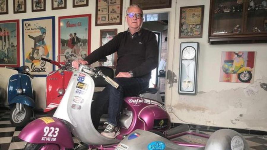 È livornese il signore della Vespa: «Per restaurarle mi chiamano da tutto il mondo» – Video
