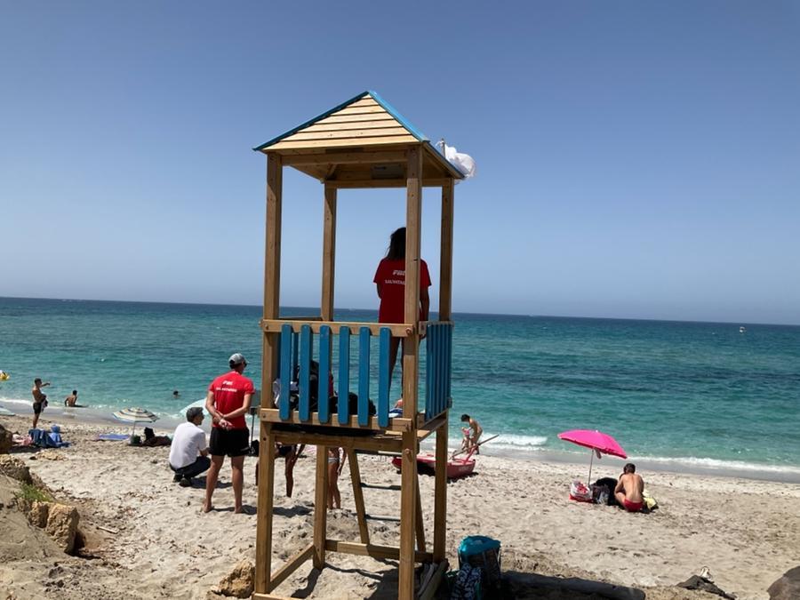 
	Postazione di salvamento nel Sinis

