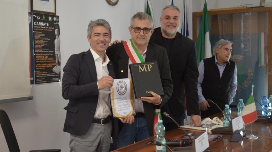 
	Bastianino Mossa, Mario Riva, Anthony Muroni e Giomaria Casu


